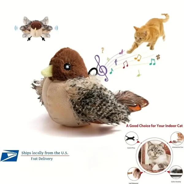 Interactive Bird Cat Toy