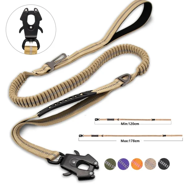 Reflective Shock Absorbing Pet Leash
